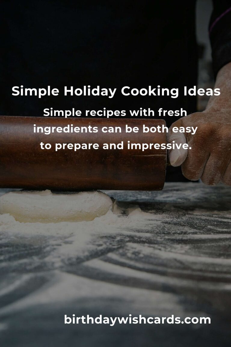 Easy Holiday Cooking Tips for Busy Retirees