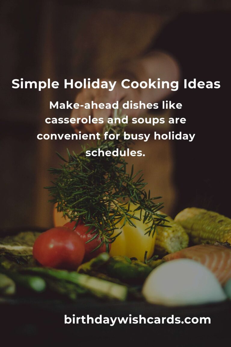 Easy Holiday Cooking Tips for Busy Retirees
