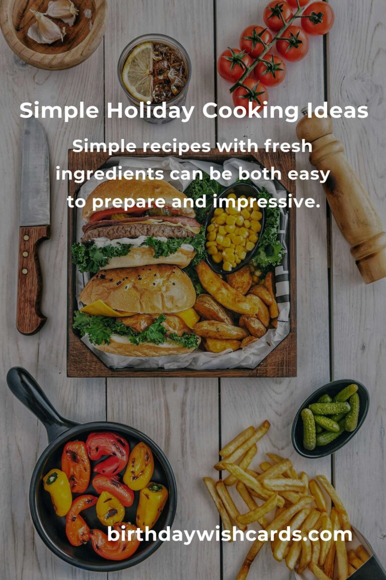 Easy Holiday Cooking Tips for Busy Retirees