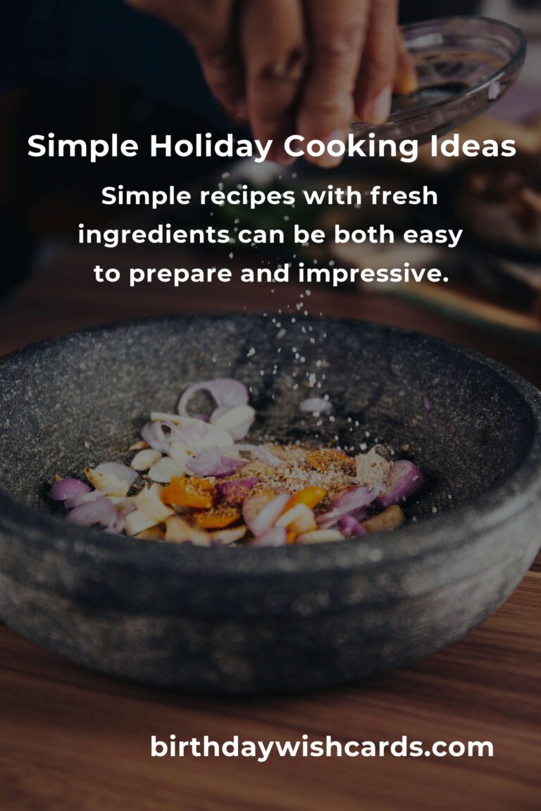 Easy Holiday Cooking Tips for Busy Retirees