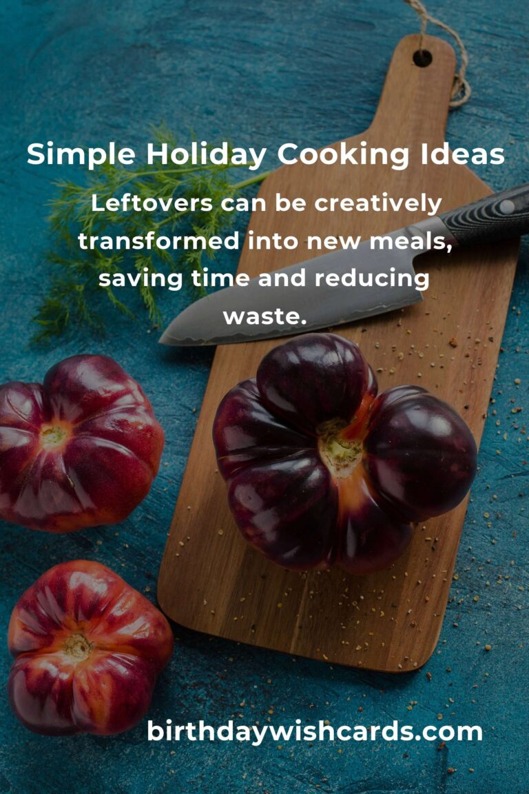 Easy Holiday Cooking Tips for Busy Retirees