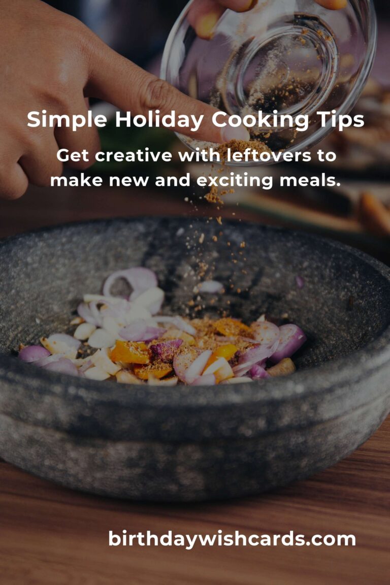 Easy Holiday Cooking Tips for Busy Students