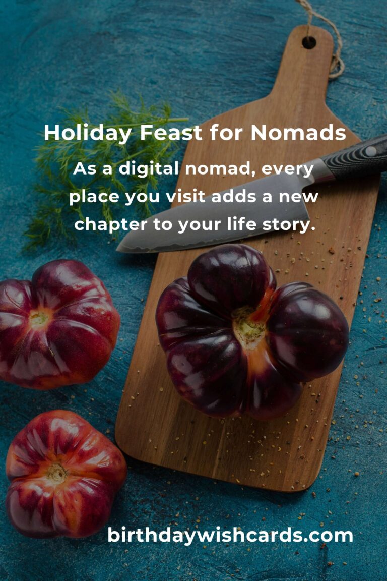 Easy Holiday Cooking for Busy Digital Nomads: Savoring Home Away from Home