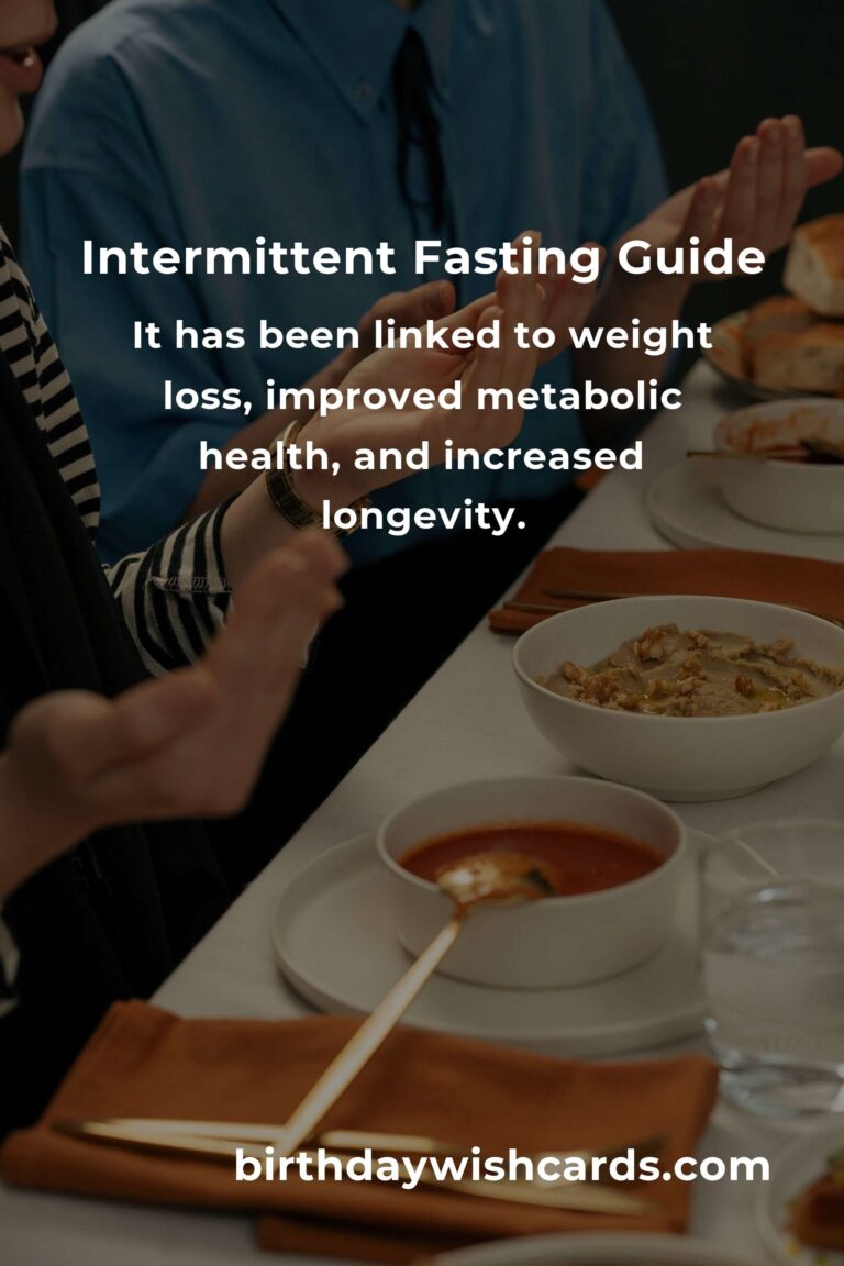 Easy Intermittent Fasting for Busy Food Lovers