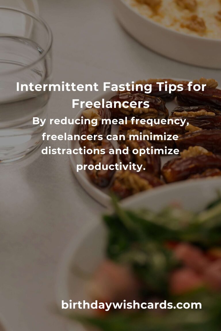 Easy Intermittent Fasting for Busy Freelancers