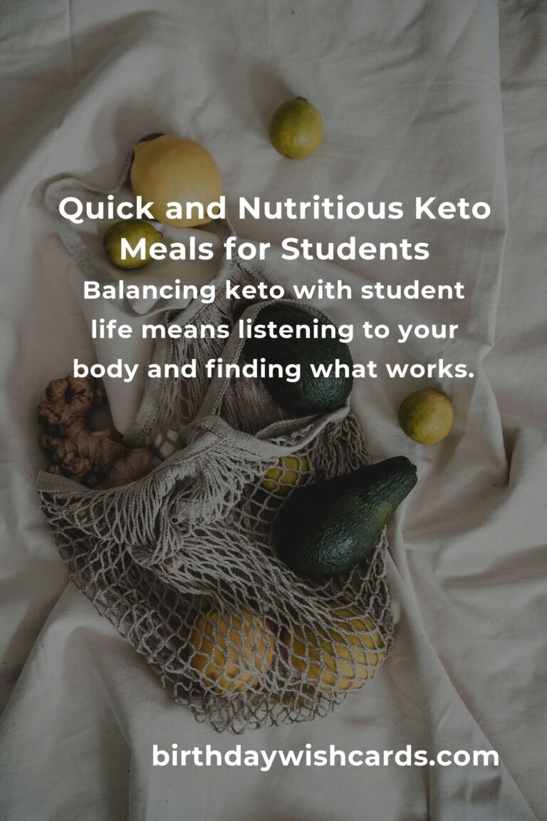 Easy Keto Recipes for Busy Students: Nourishing Your Body and Soul on a Tight Schedule
