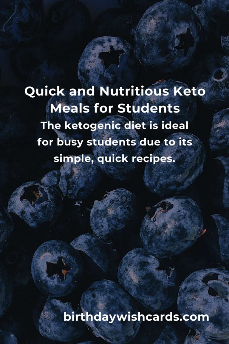 Easy Keto Recipes for Busy Students: Nourishing Your Body and Soul on a Tight Schedule