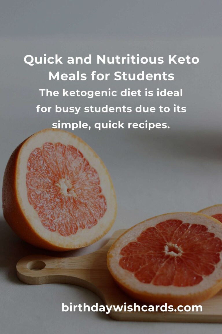 Easy Keto Recipes for Busy Students: Nourishing Your Body and Soul on a Tight Schedule