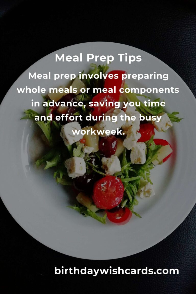 Easy Meal Prep Strategies for Busy Freelancers