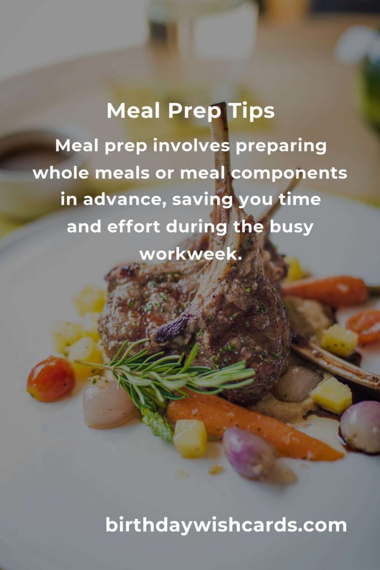 Easy Meal Prep Strategies for Busy Freelancers