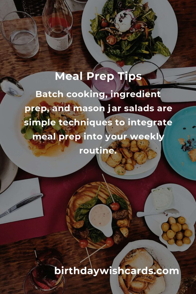 Easy Meal Prep Strategies for Busy Freelancers