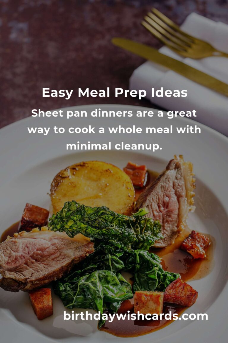 Easy Meal Prep Tips for Busy Food Lovers