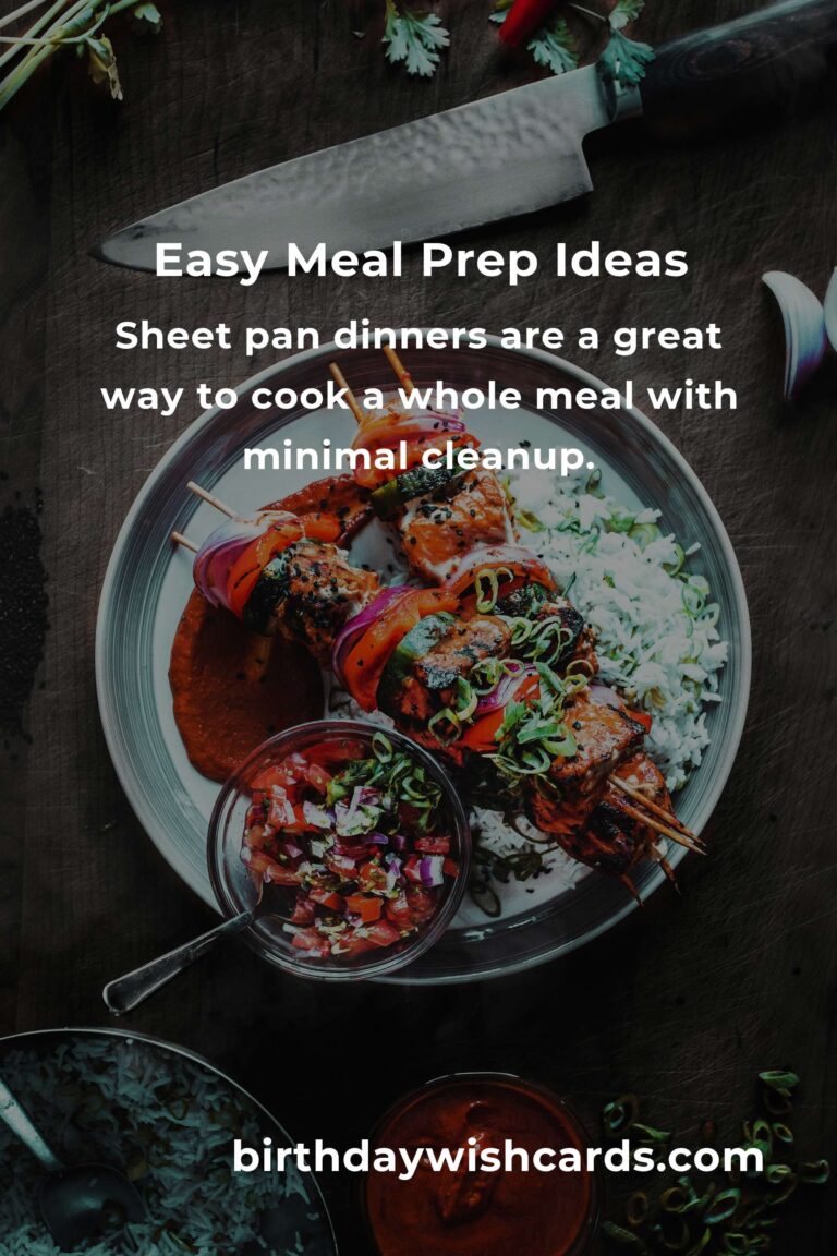 Easy Meal Prep Tips for Busy Food Lovers