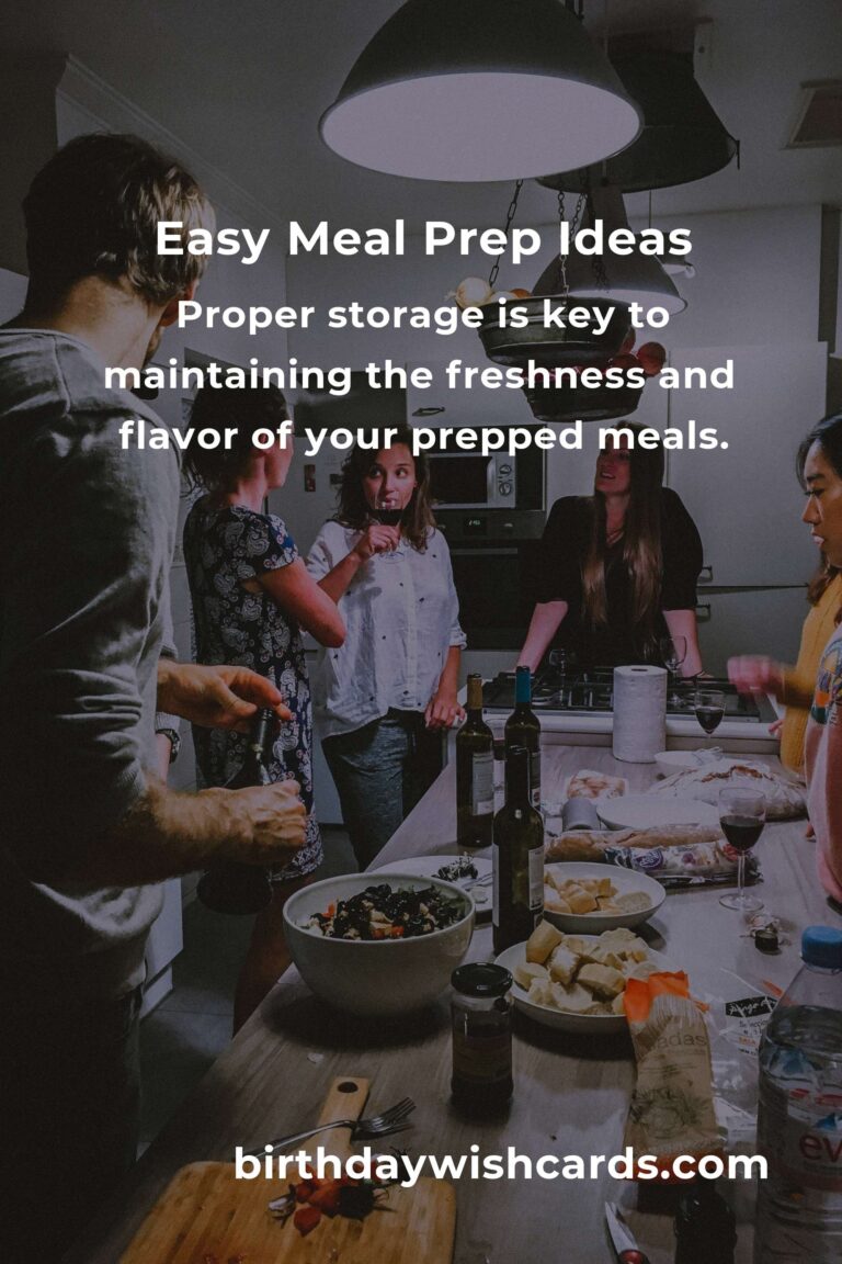 Easy Meal Prep Tips for Busy Food Lovers