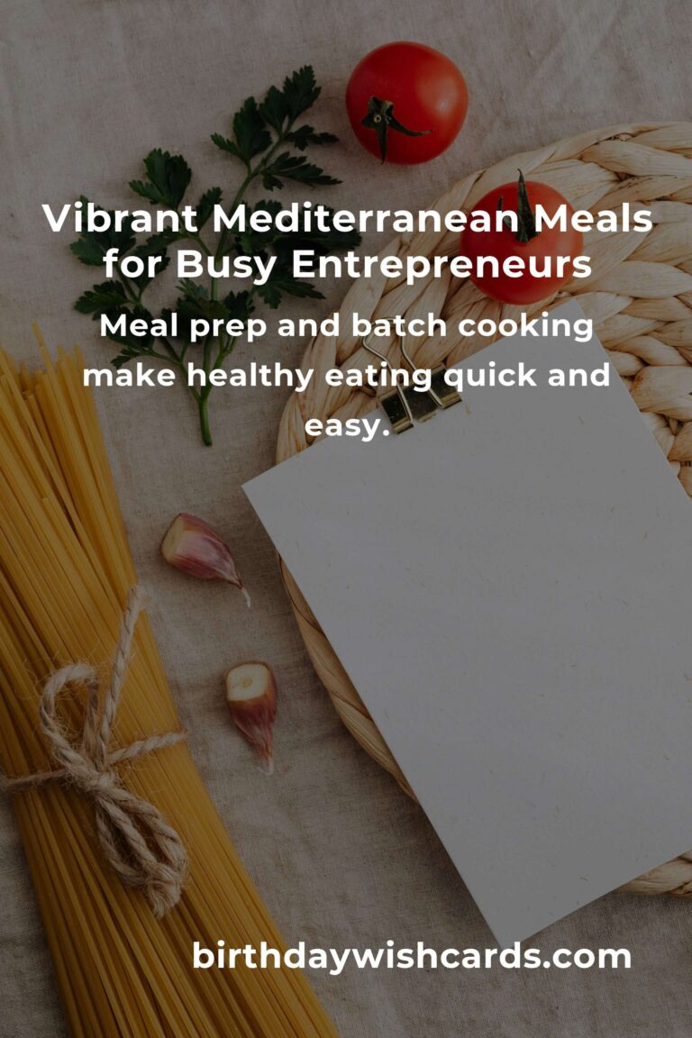 Easy Mediterranean Diet Hacks for Busy Entrepreneurs: Nourish Your Hustle, Fuel Your Dreams