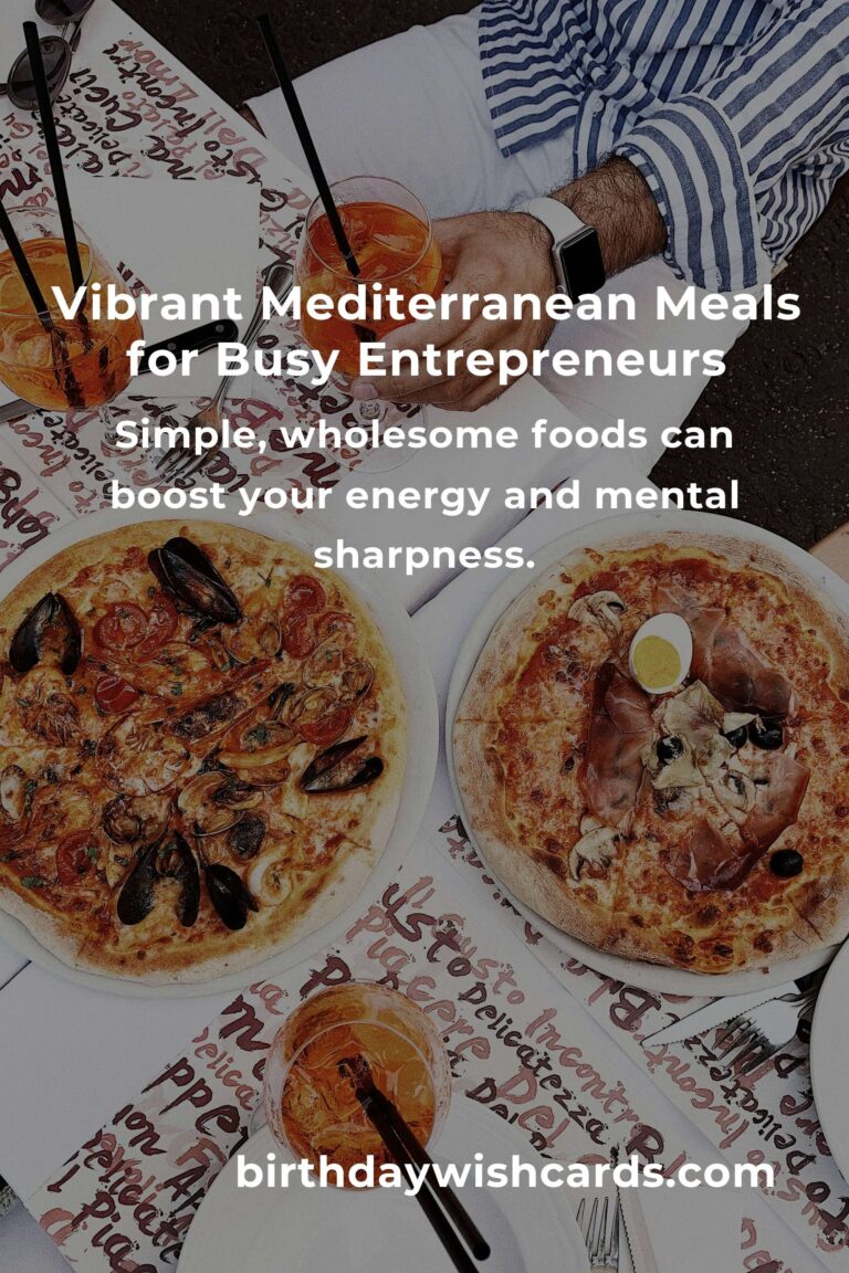 Easy Mediterranean Diet Hacks for Busy Entrepreneurs: Nourish Your Hustle, Fuel Your Dreams