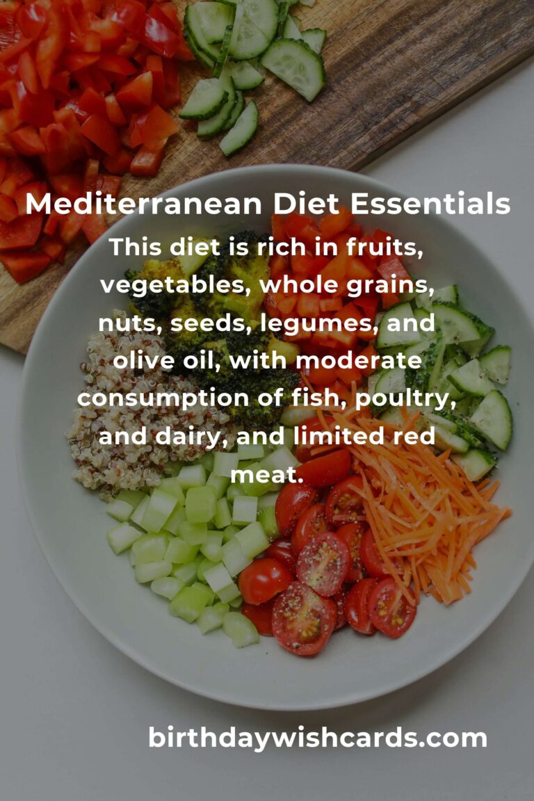 Easy Mediterranean Diet for Busy Retirees