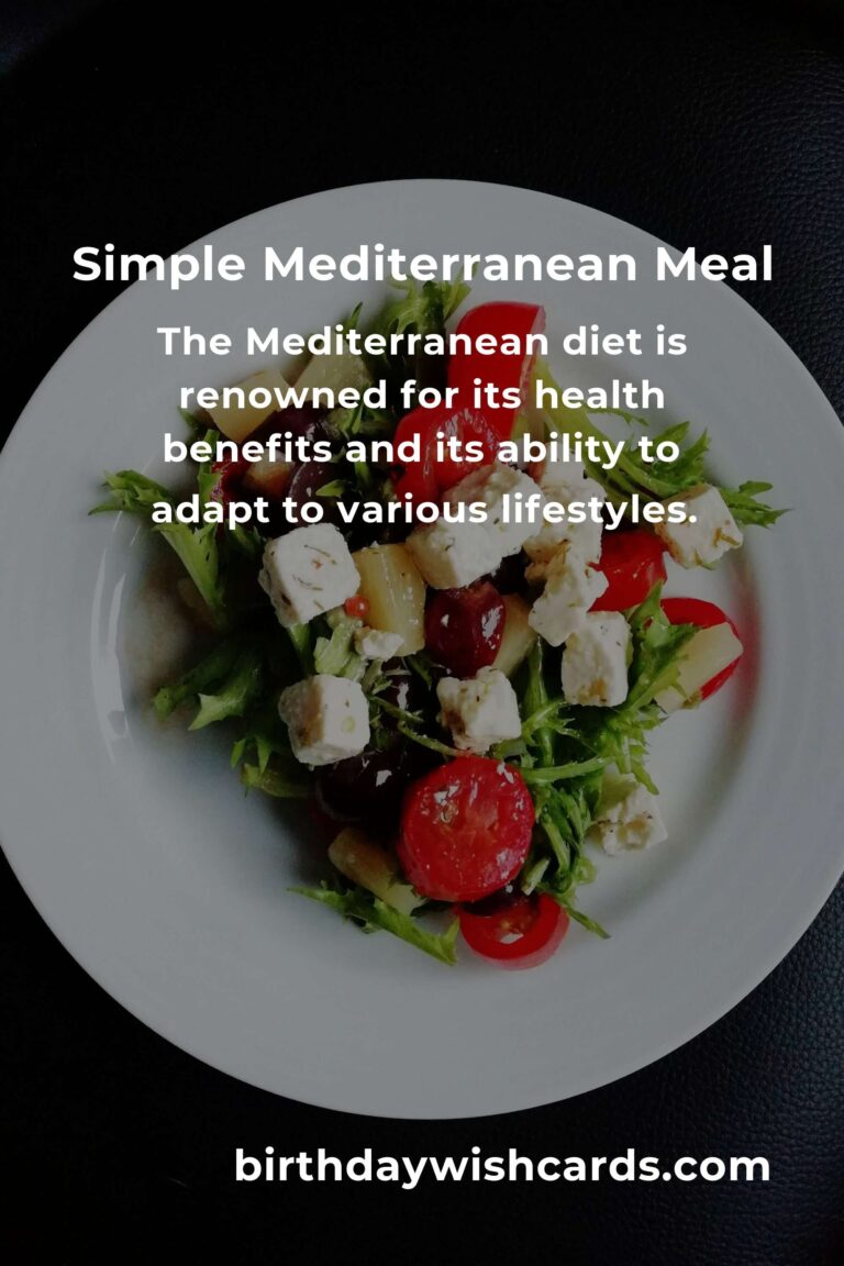 Easy Mediterranean Diet for Busy Working Moms