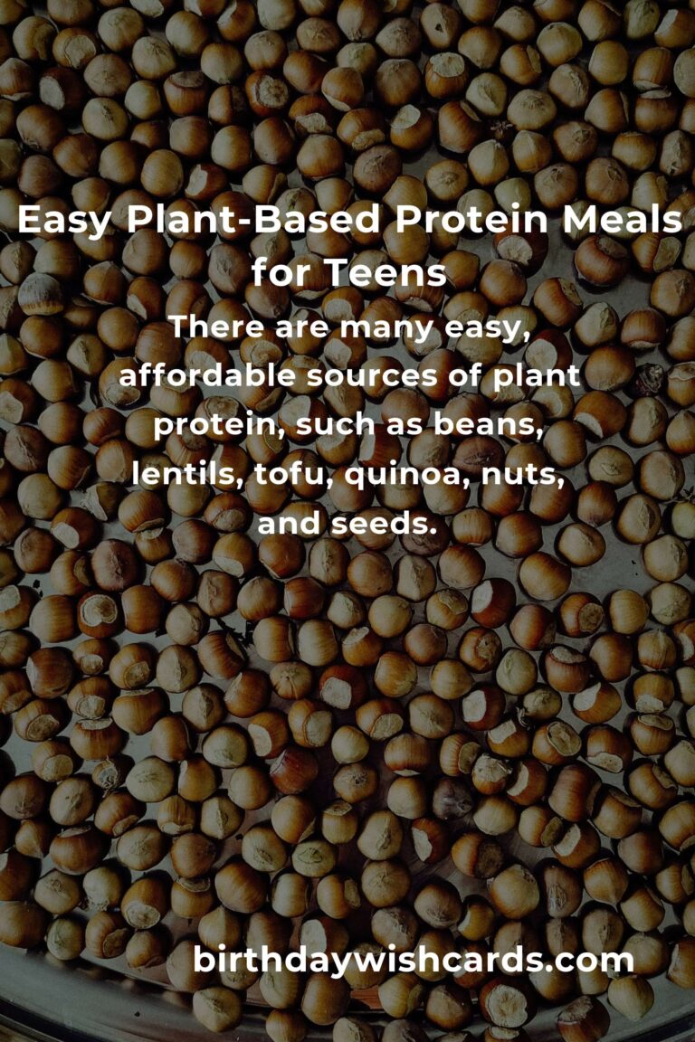 Easy Plant-Based Protein Hacks for Busy Teens: Fuel Your Day the Smart Way!