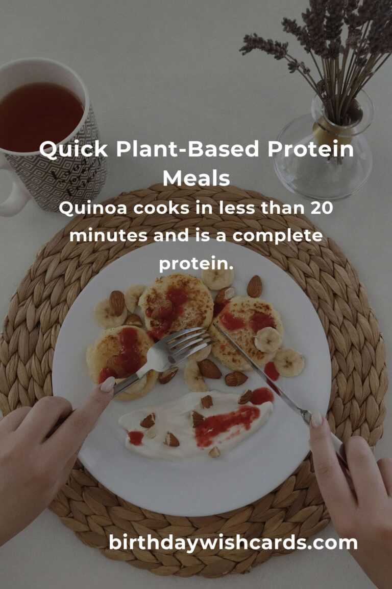 Easy Plant-Based Protein Options for Busy Entrepreneurs
