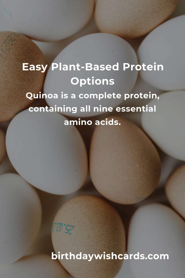Easy Plant-Based Protein Options for Busy Remote Workers