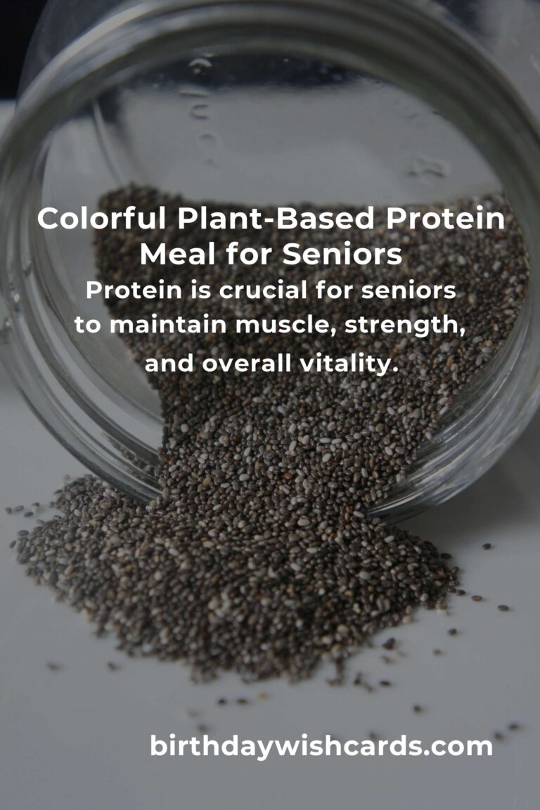Easy Plant-Based Protein for Busy Seniors: Nourish Your Body, Energize Your Life
