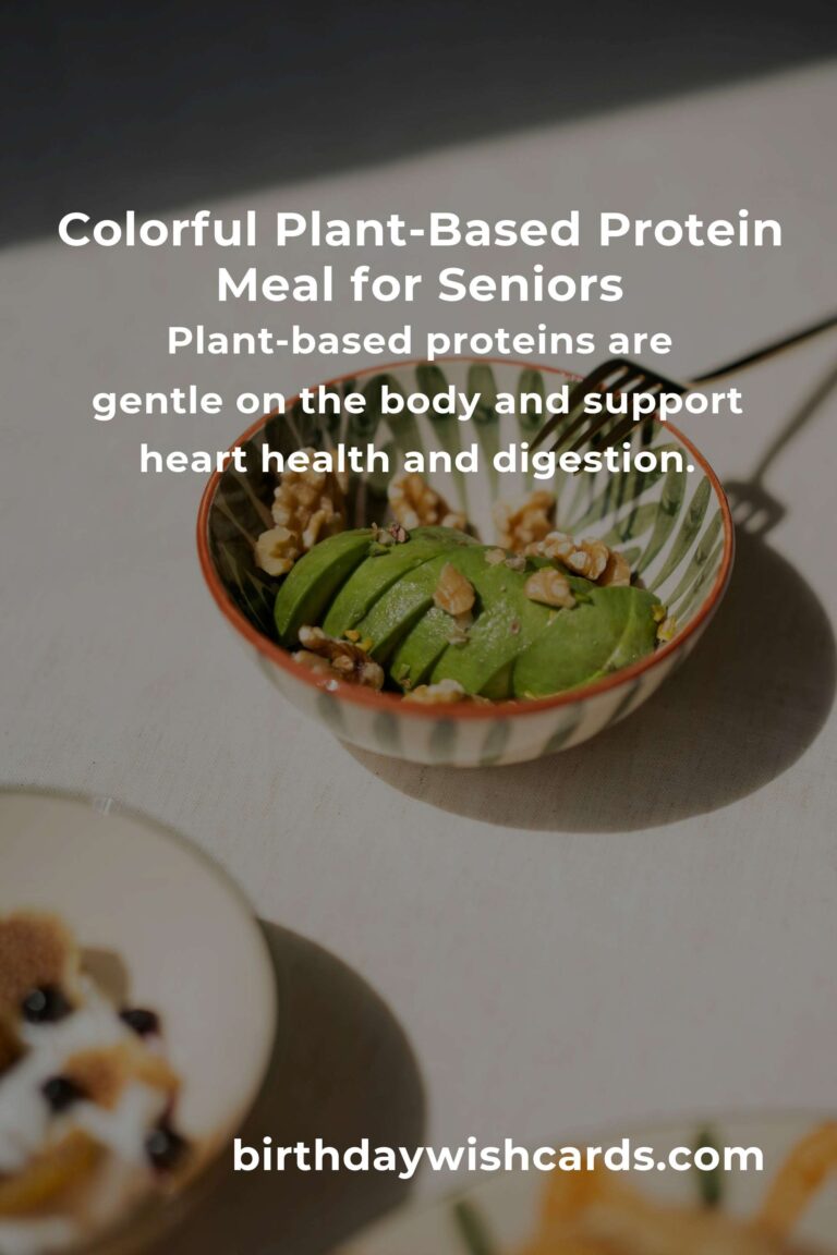 Easy Plant-Based Protein for Busy Seniors: Nourish Your Body, Energize Your Life