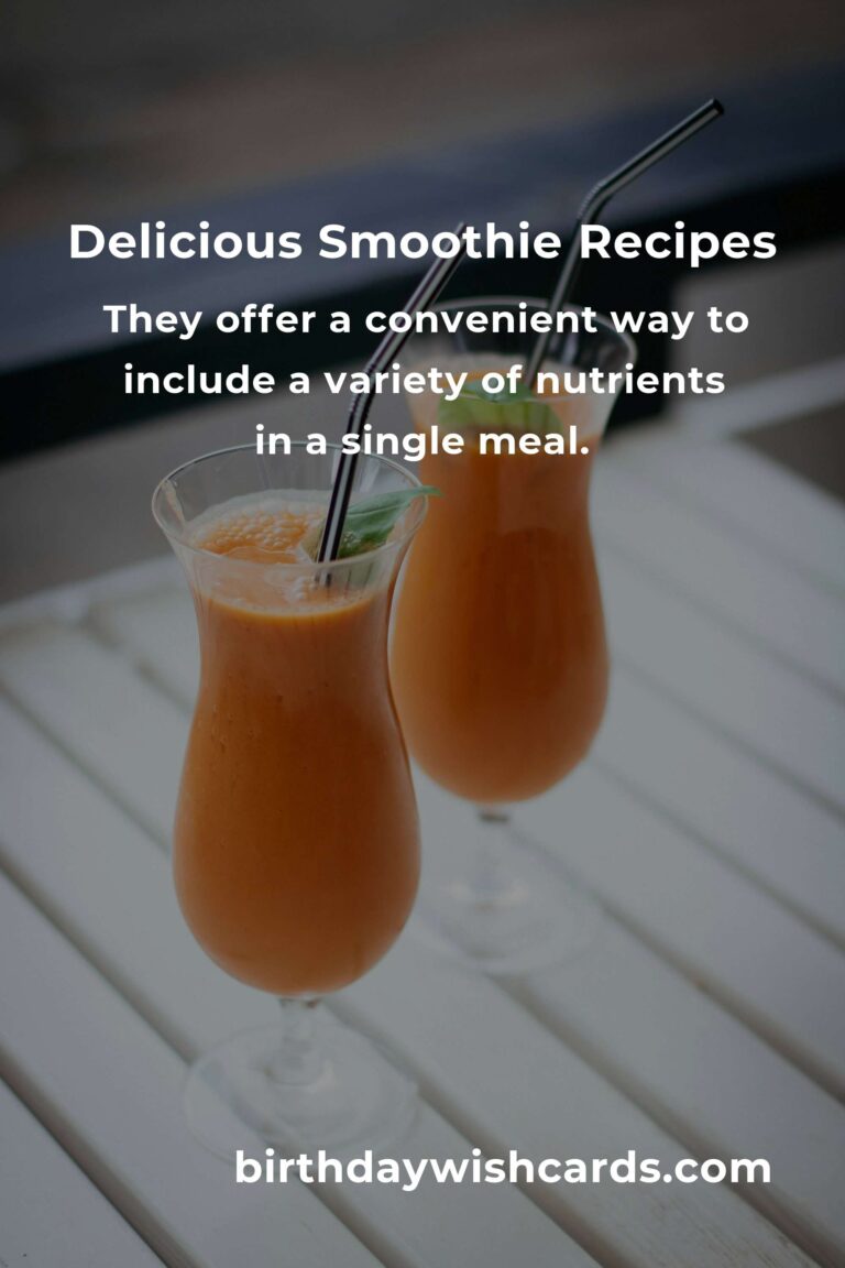 Easy Smoothie Recipes for Busy Remote Workers