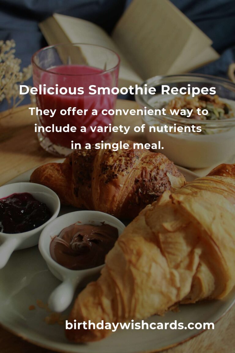 Easy Smoothie Recipes for Busy Remote Workers