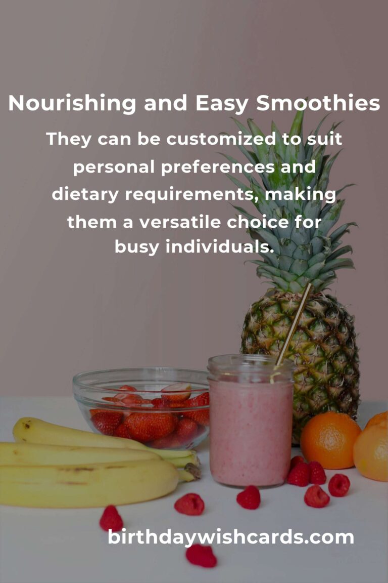 Easy Smoothie Recipes for Busy Single Parents: Nourishing and Time-Saving Blends