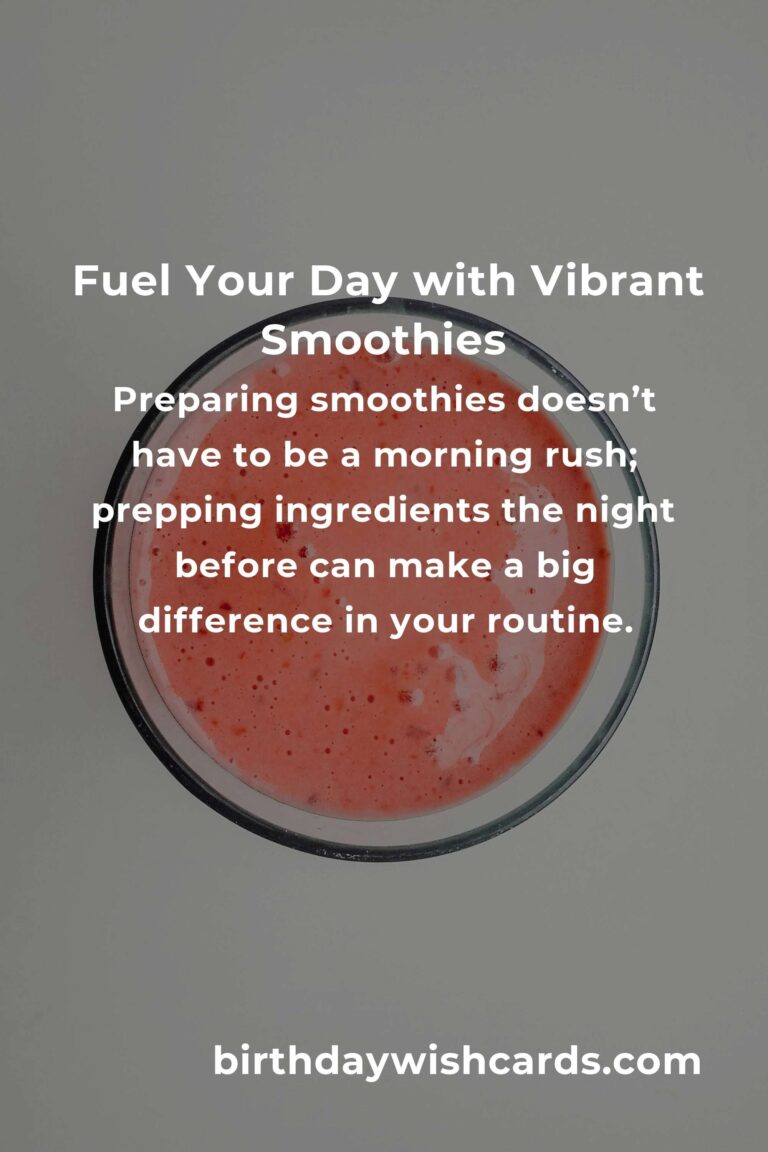 Easy Smoothie Recipes to Fuel Busy Teachers: Nourish Your Day with Every Sip