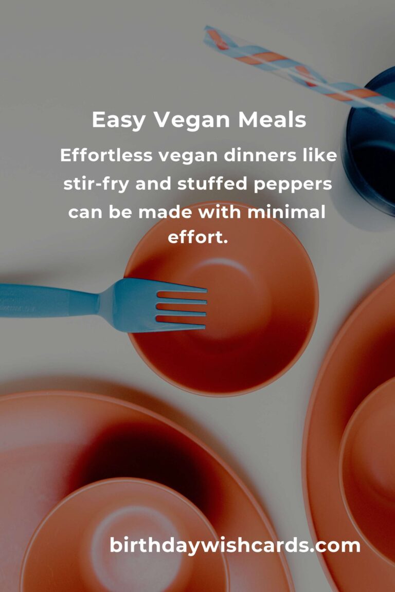 Easy Vegan Meals for Busy Freelancers