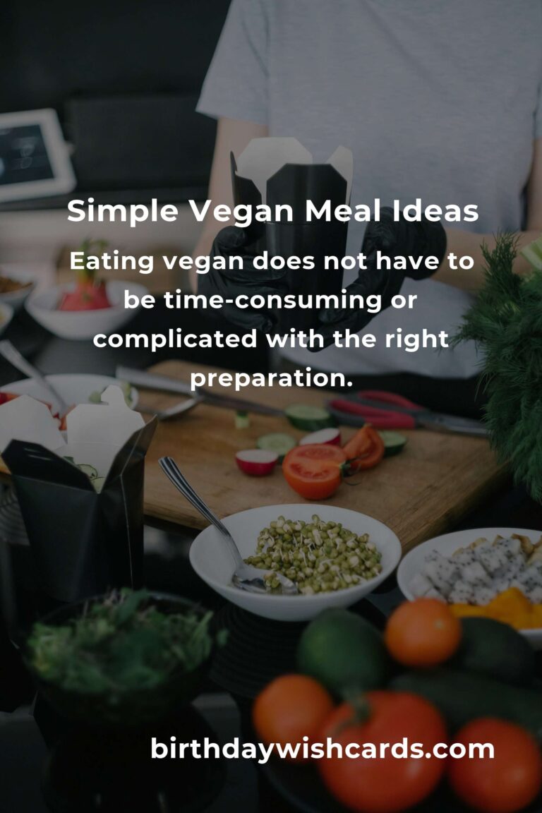 Easy Vegan Meals for Busy Teachers