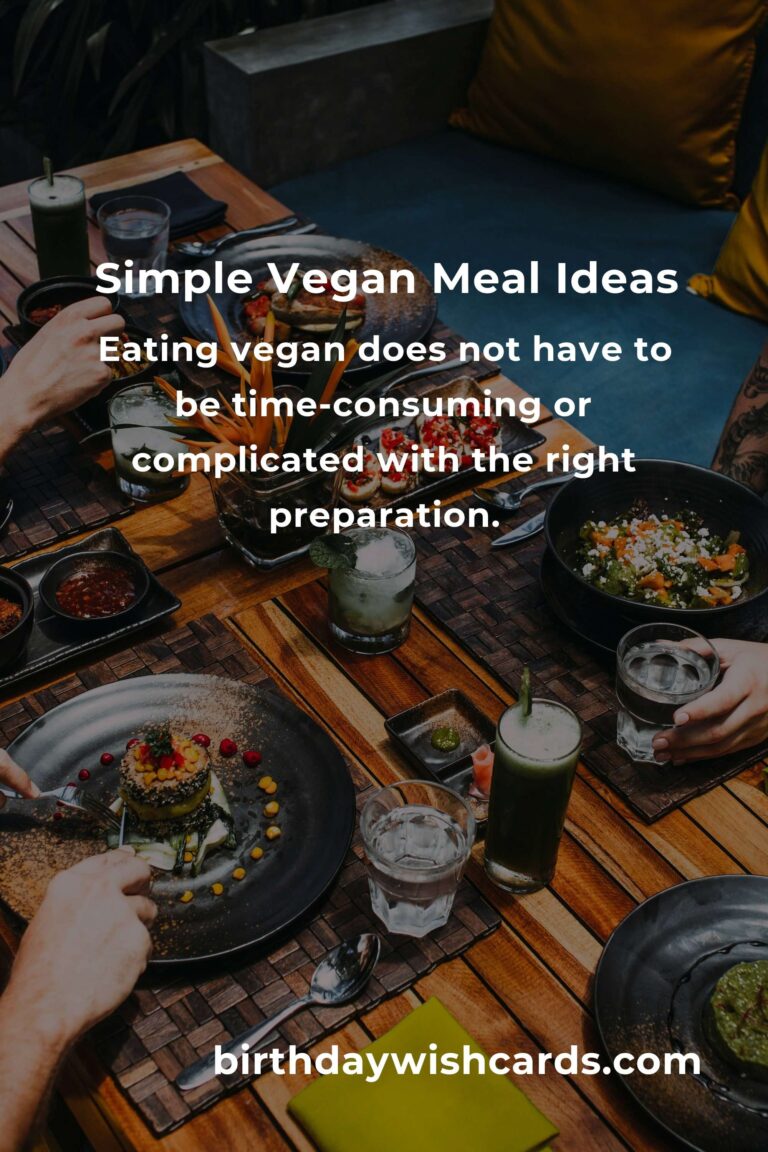 Easy Vegan Meals for Busy Teachers