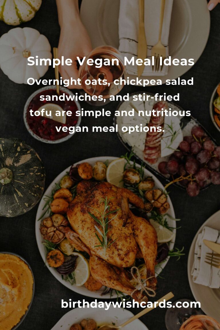 Easy Vegan Meals for Busy Teachers