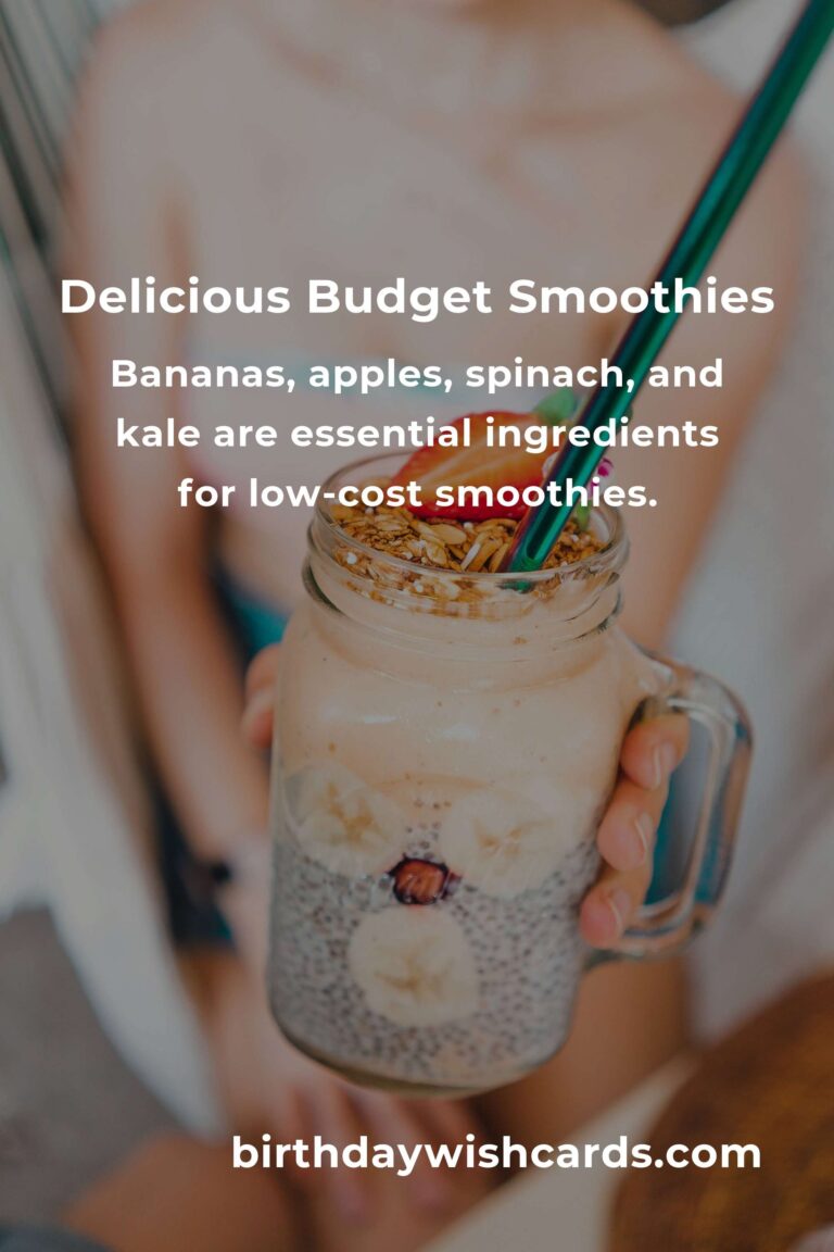 Easy and Budget-Friendly Smoothie Recipes for Busy Travelers