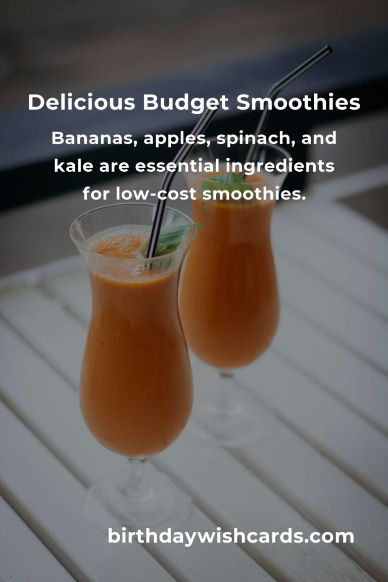 Easy and Budget-Friendly Smoothie Recipes for Busy Travelers