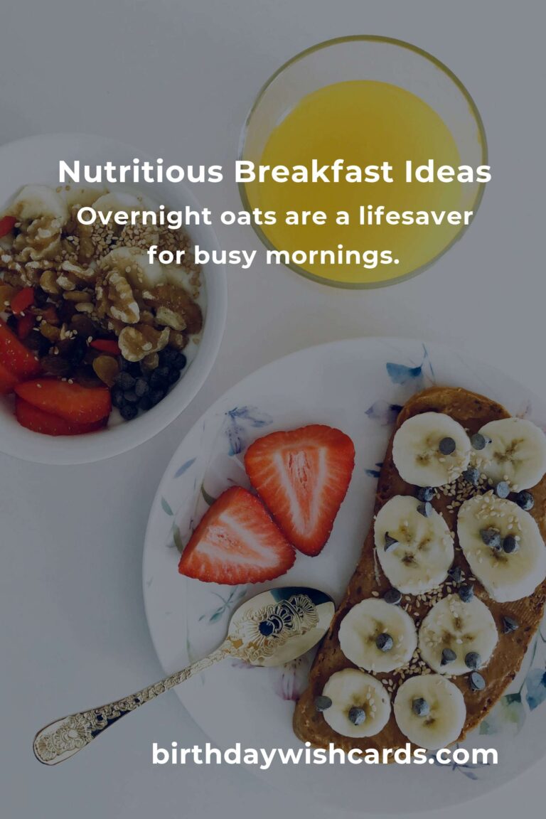 Easy and Nutritious Breakfast Recipes for Single Parents: A Complete Guide