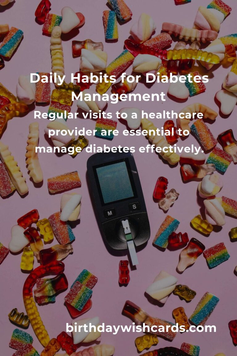 Effective Daily Habits for Managing Diabetes in Beijing