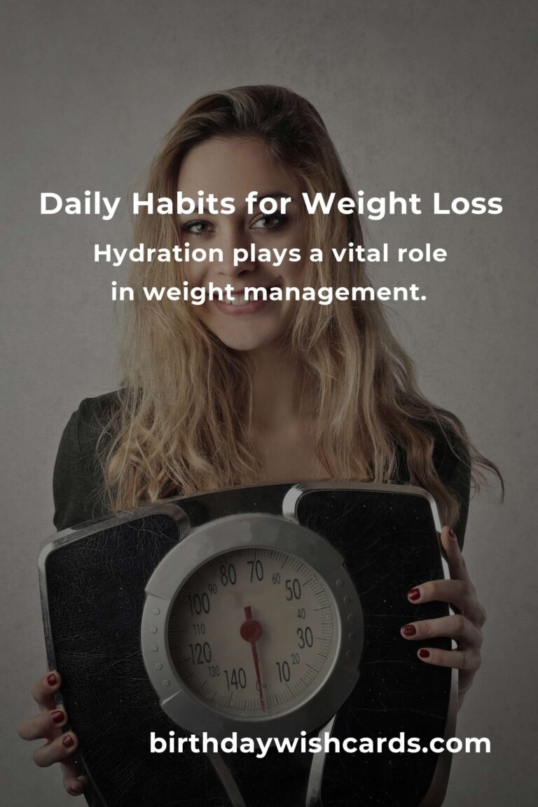 Effective Daily Habits for Weight Loss in Basel