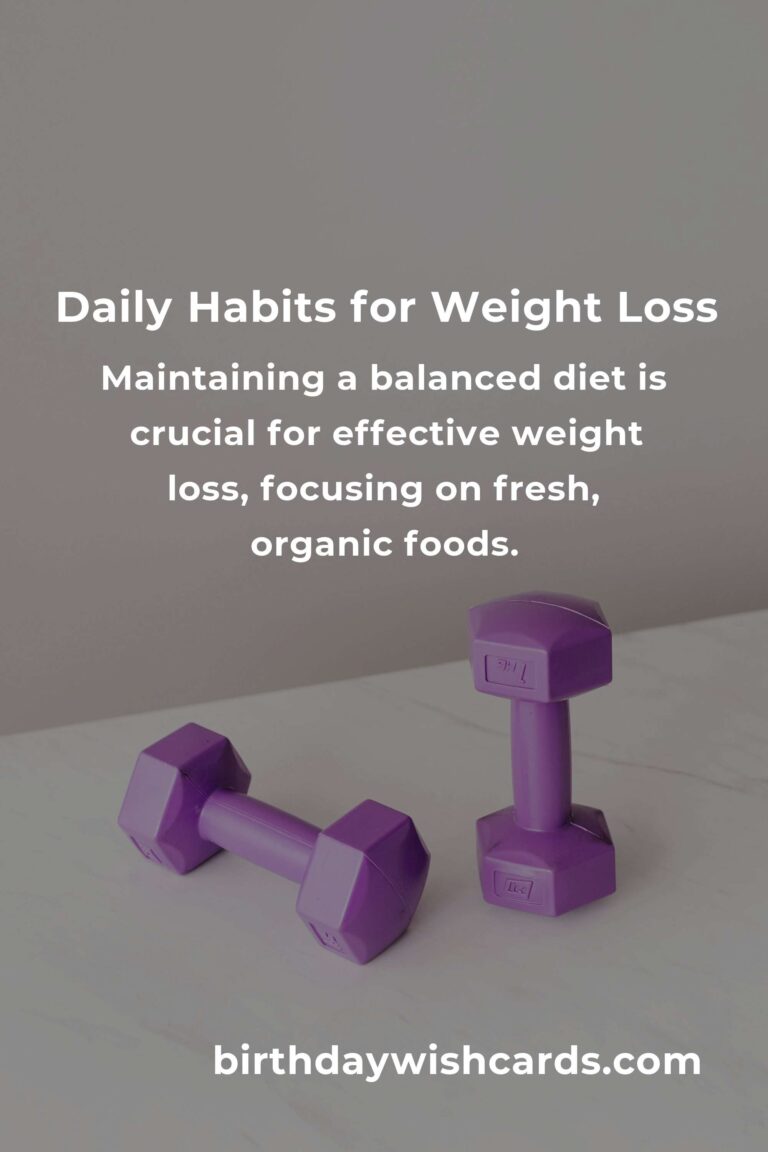 Effective Daily Habits for Weight Loss in Kigali