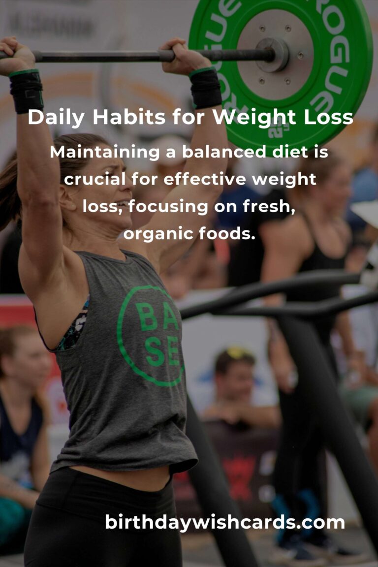 Effective Daily Habits for Weight Loss in Kigali