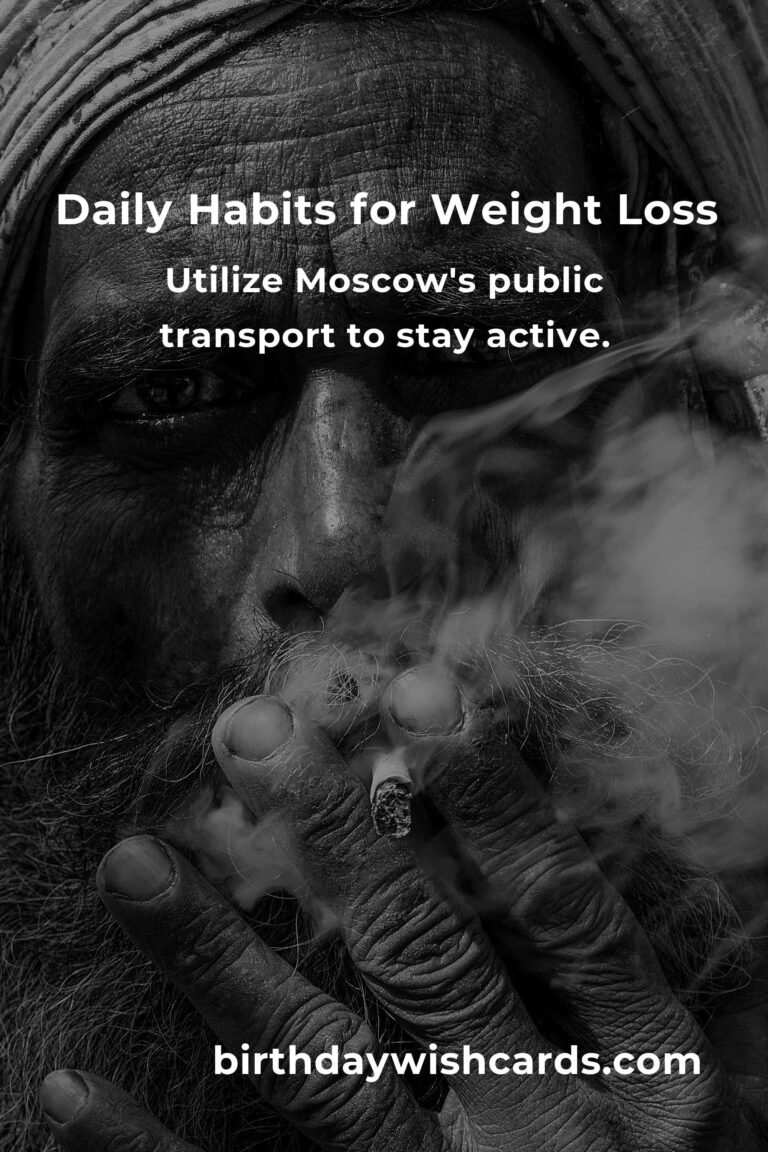 Effective Daily Habits for Weight Loss in Moscow