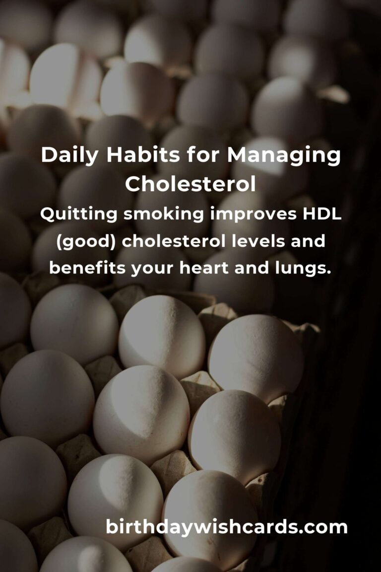 Effective Daily Habits to Manage Cholesterol Levels in Dallas