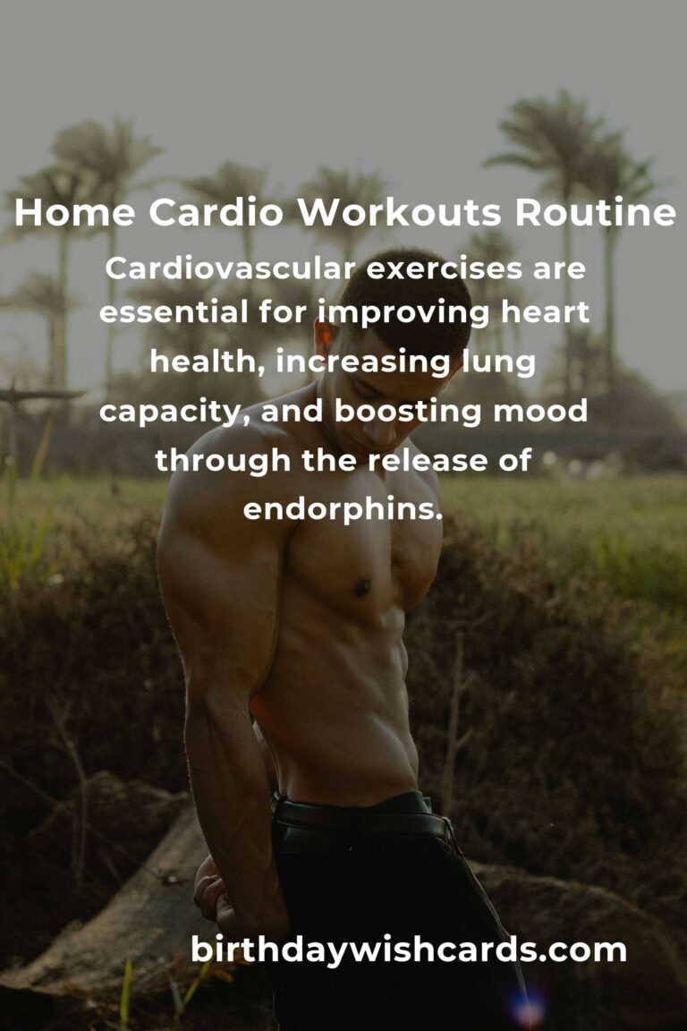 Effective Home Cardio Workouts Routine for Single Parents