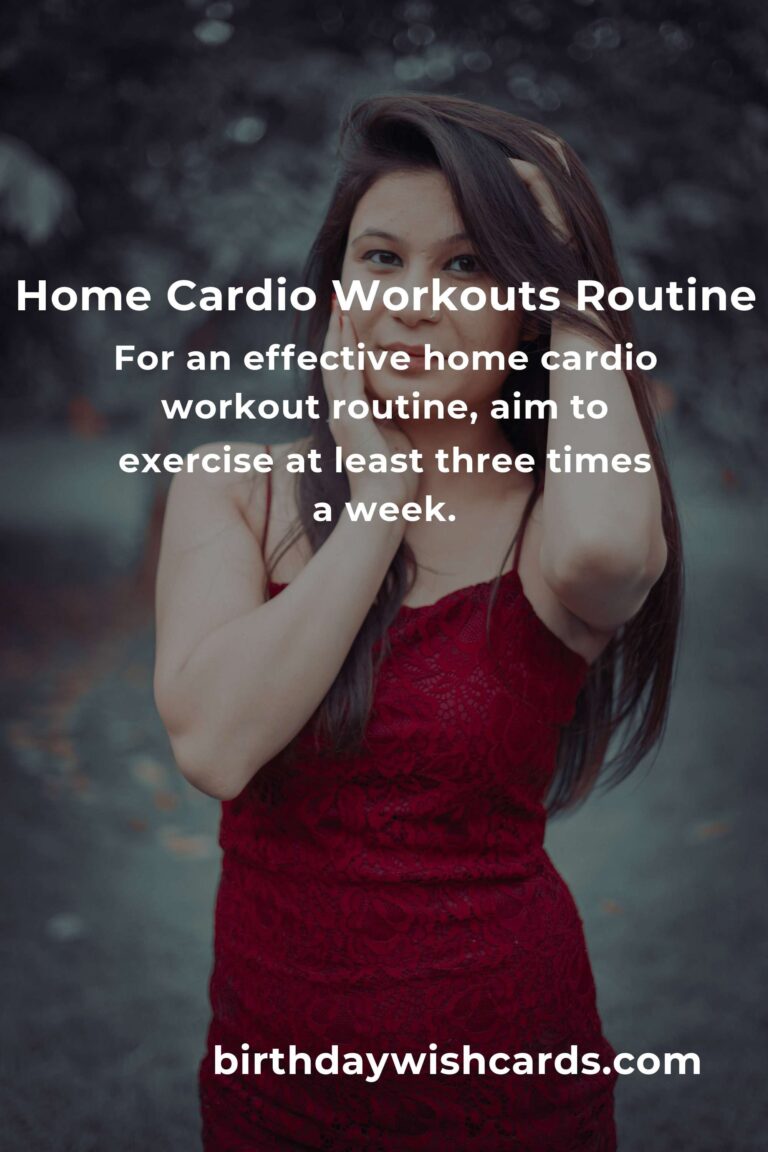 Effective Home Cardio Workouts Routine for Single Parents