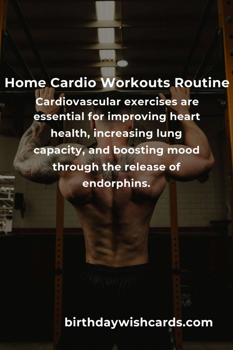 Effective Home Cardio Workouts Routine for Single Parents