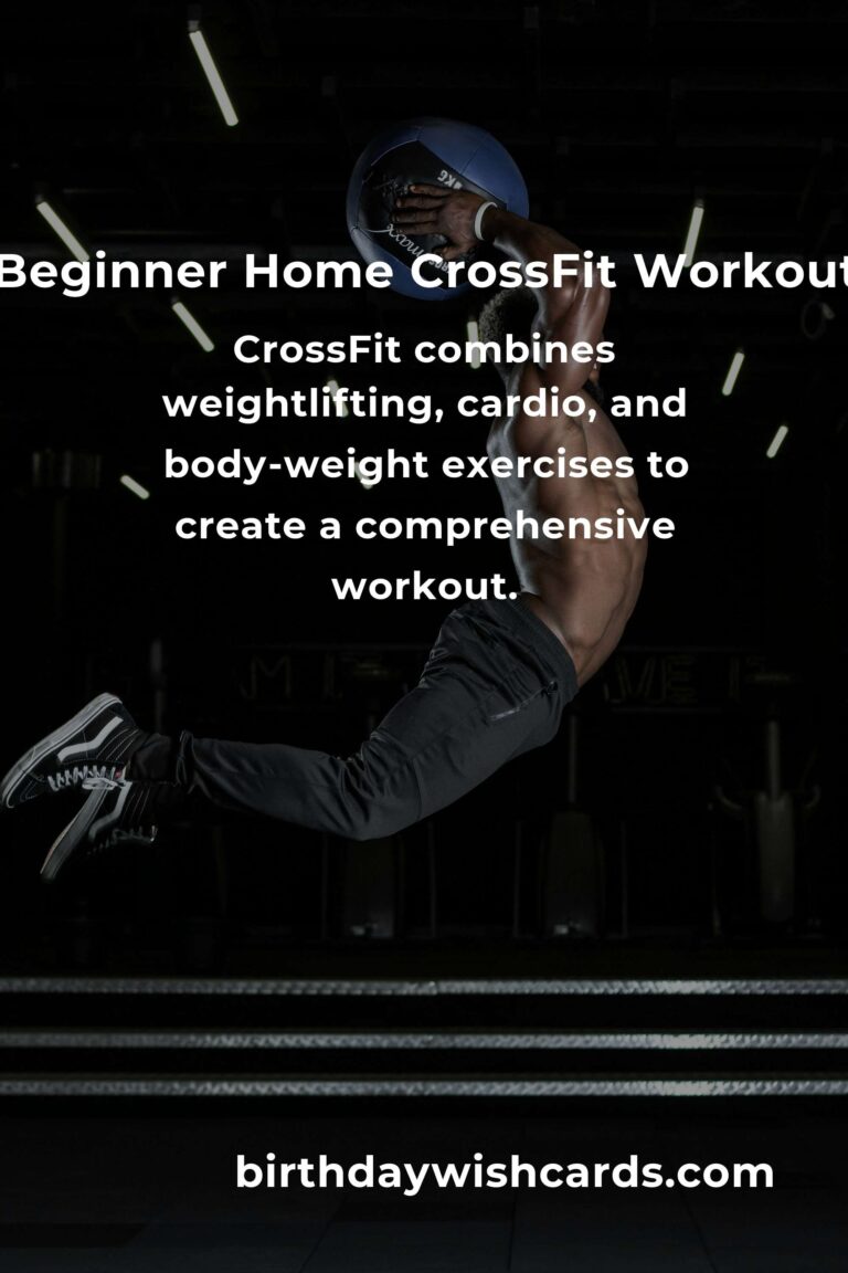 Effective Home CrossFit Routine for Beginners