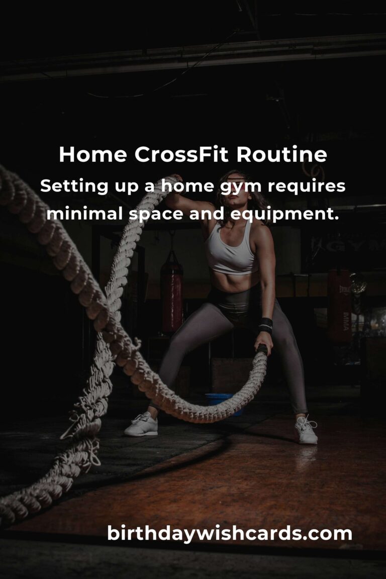 Effective Home CrossFit Routine for Busy Small Business Owners