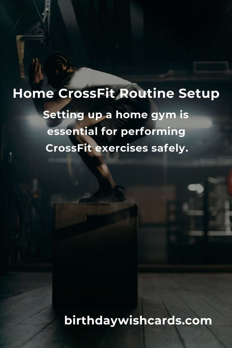 Effective Home CrossFit Routine for Empty Nesters